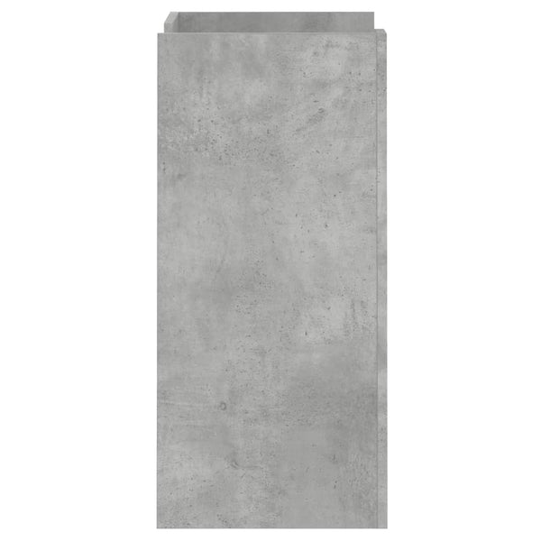 Betoninharmaa senkki Jomeria 45x35x75cm (puinen)