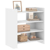Weißes Sideboard Jomeria 73,5x35x75cm (Holz)