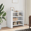 Weißes Sideboard Jomeria 73,5x35x75cm (Holz)