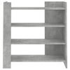 Betoninharmaa senkki Jomeria 73,5x35x75cm (puinen)