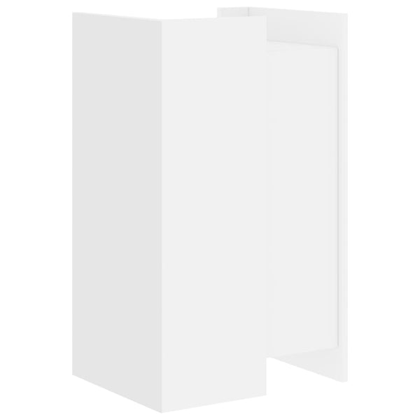 Weißes Sideboard Anelia 45x35x75cm (Holz)