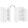 Weißes Sideboard Anelia 45x35x75cm (Holz)