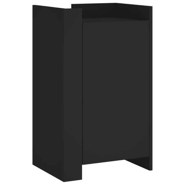 Schwarze Kommode Anelia 45x35x75cm (Holz)