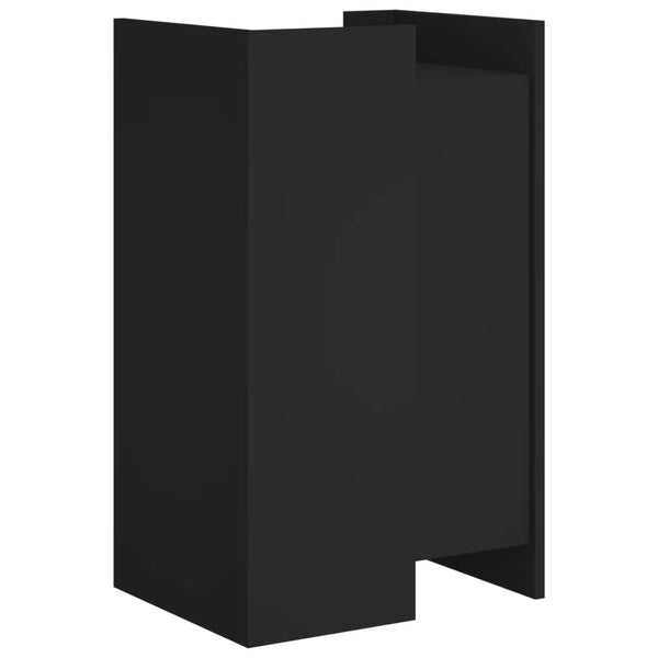 Schwarze Kommode Anelia 45x35x75cm (Holz)