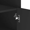 Schwarze Kommode Anelia 45x35x75cm (Holz)