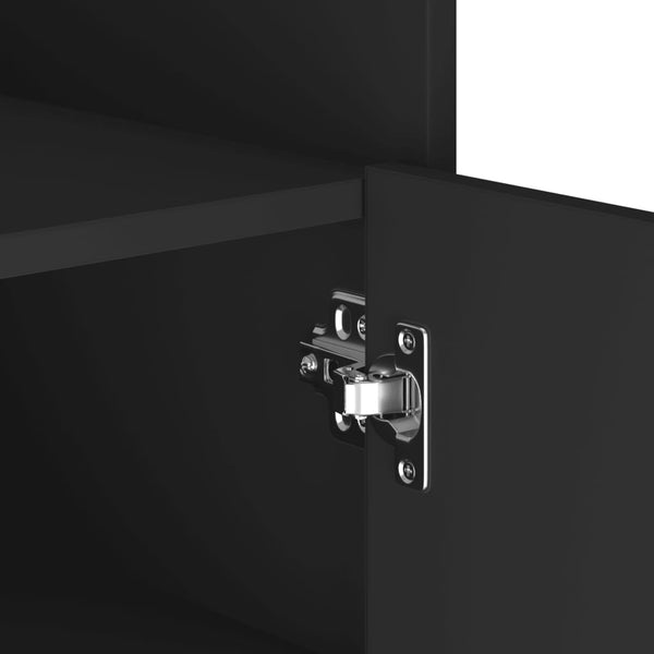 Schwarze Kommode Anelia 45x35x75cm (Holz)