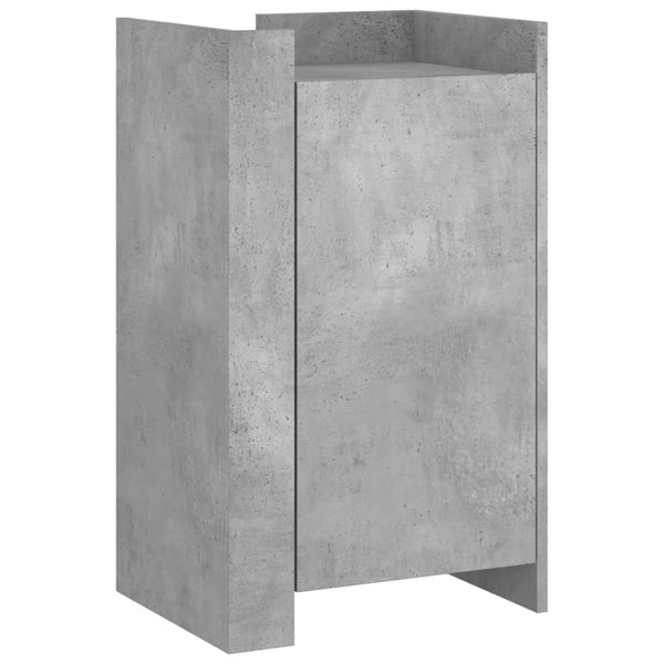 Betoninharmaa senkki Anelia 45x35x75cm (puinen)