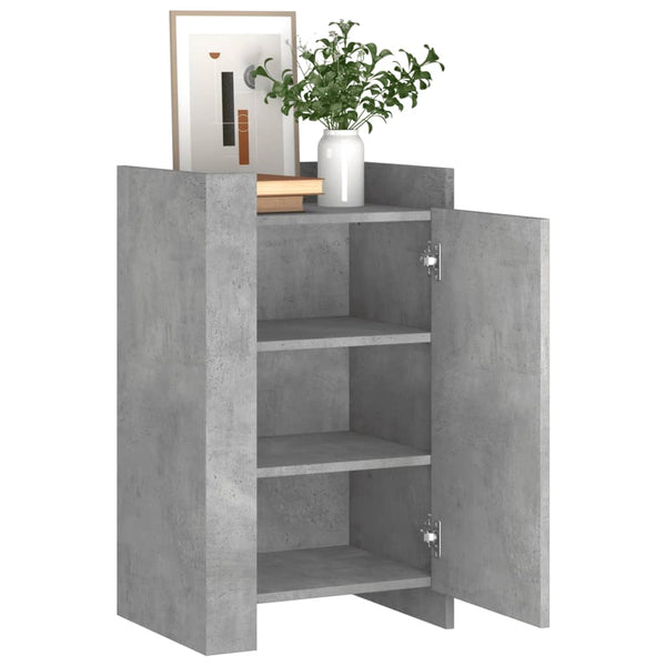 Betoninharmaa senkki Anelia 45x35x75cm (puinen)