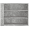 Wandschrank Sabadus 75x35x60cm, betongrau (Holz)