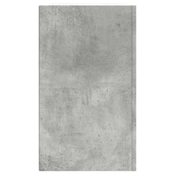 Wandschrank Sabadus 75x35x60cm, betongrau (Holz)