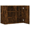 Räuchereiche Hängeschrank Martinovici 75x35x60cm (Holz)