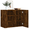 Räuchereiche Hängeschrank Martinovici 75x35x60cm (Holz)