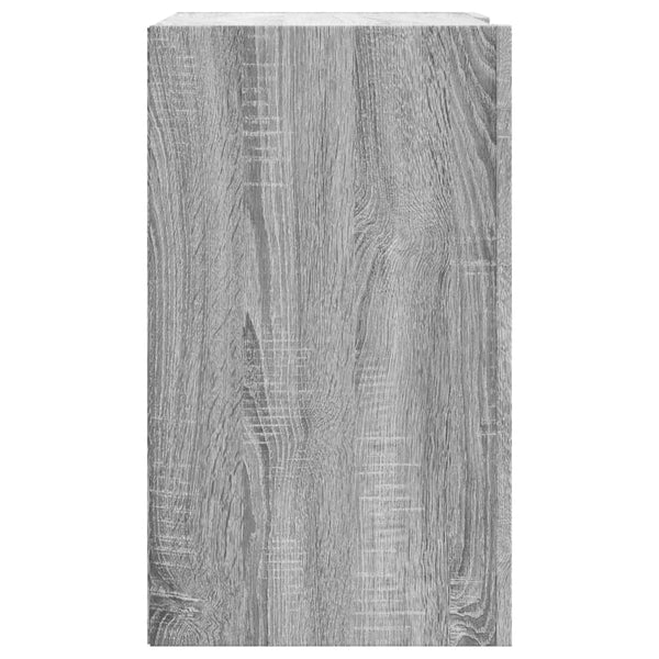 Grauer TV-Wandschrank Martinovici 75x35x60cm (Holz)