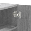 Grauer TV-Wandschrank Martinovici 75x35x60cm (Holz)
