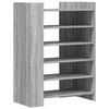 Grauer Schuhschrank Neveanu 74,5x37,5x100cm (Holz)