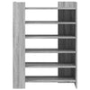 Grauer Schuhschrank Neveanu 74,5x37,5x100cm (Holz)