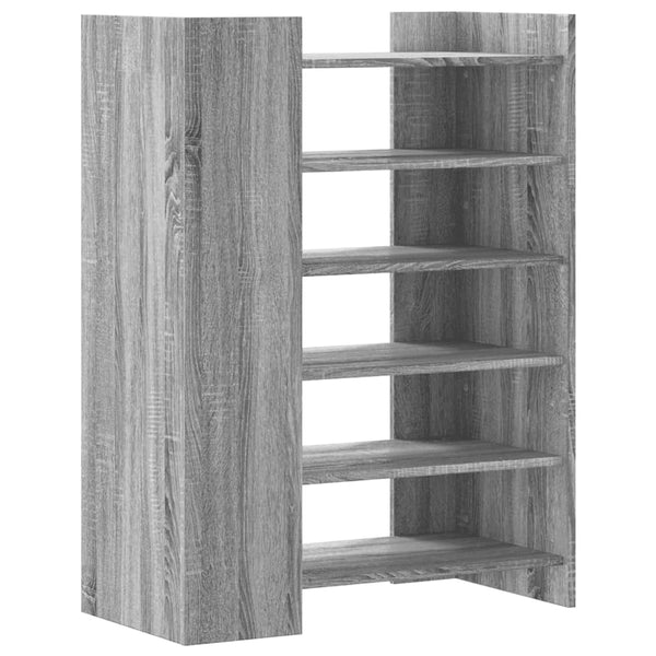 Grauer Schuhschrank Neveanu 74,5x37,5x100cm (Holz)