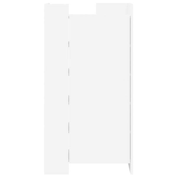 Weißer Schuhschrank Doloresz 52x37,5x100cm (Holz)