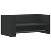 Schwarzes Wandregal Costachi 70,5x35x30,5cm (Holz)