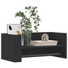 Schwarzes Wandregal Costachi 70,5x35x30,5cm (Holz)
