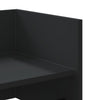 Schwarzes Wandregal Costachi 70,5x35x30,5cm (Holz)