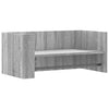 Graues Wandregal Costachi 70,5x35x30,5cm (Holz)