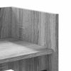 Graues Wandregal Costachi 70,5x35x30,5cm (Holz)