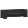 Schwarzes Wandregal Costachi 100x35x30,5cm (Holz)