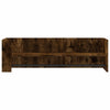 Wildeiche Wandregal Costachi 100x35x30,5cm (Holz)
