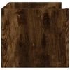 Wildeiche Wandregal Costachi 100x35x30,5cm (Holz)