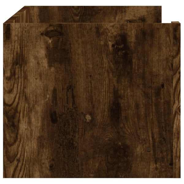 Wildeiche Wandregal Costachi 100x35x30,5cm (Holz)