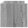 Graues Wandregal Costachi 100x35x30,5cm (Holz)