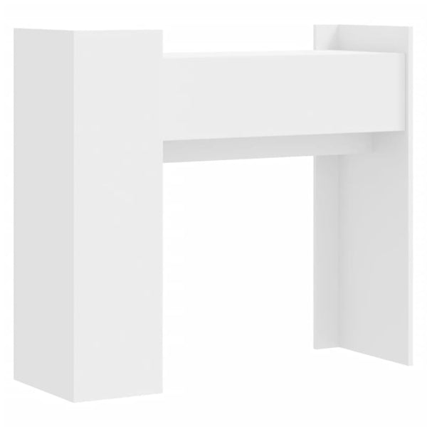 Valkoinen konsolipöytä Sancraian 100x35x90cm (lastulevy)