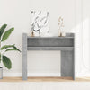 Betoninharmaa konsolipöytä Sancraian 100x35x90cm (lastulevy)