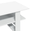 Weißer Couchtisch Cadastru 102x55x42cm (Holz)