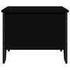 Schwarzer Couchtisch Shan 75x51x40cm (Holz)
