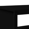 Schwarzer Couchtisch Shan 75x51x40cm (Holz)