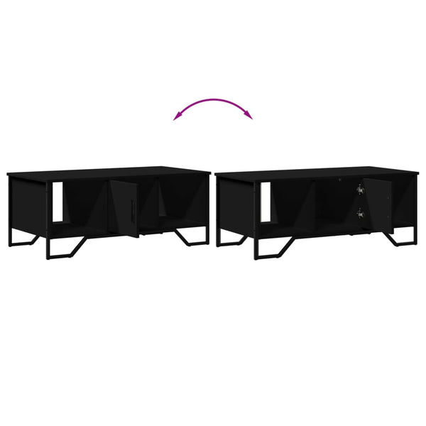 Couchtisch Mugeip Schwarz 100x51x40cm (Holz)