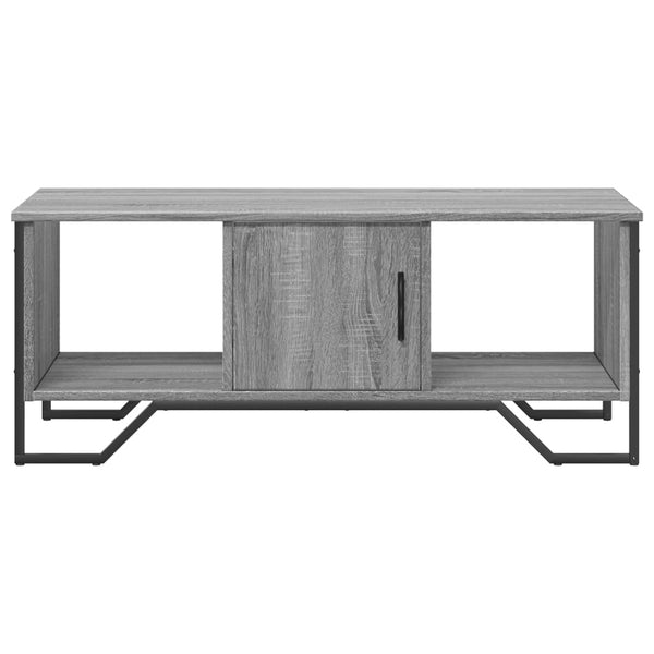 Grauer Couchtisch Mugeip 100x51x40cm (Holz)