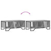 Grauer Couchtisch Mugeip 100x51x40cm (Holz)