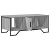 Grauer Couchtisch Mugeip 100x51x40cm (Holz)