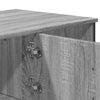 Grauer Couchtisch Mugeip 100x51x40cm (Holz)