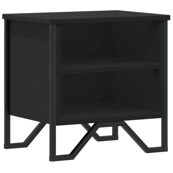 Nachttisch Zlatinca schwarz 40x30x40cm (Spanplatte)