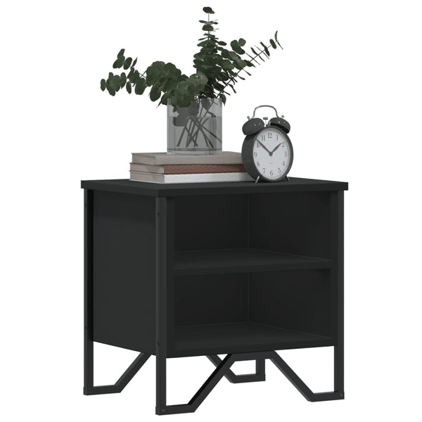 Nachttisch Zlatinca schwarz 40x30x40cm (Spanplatte)