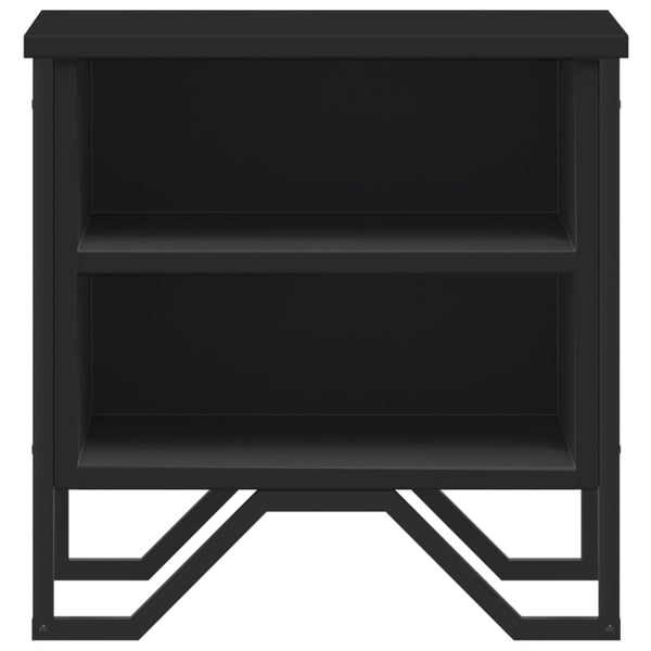 Nachttisch Zlatinca schwarz 40x30x40cm (Spanplatte)