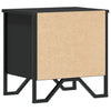 Nachttisch Zlatinca schwarz 40x30x40cm (Spanplatte)