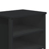Nachttisch Zlatinca schwarz 40x30x40cm (Spanplatte)