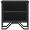 Schwarze Nachttische Zlatinca 40x30x40cm (2 Stk. Holz)