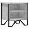 Grauer Nachttisch Zlatinca 40x30x40cm (Holz)