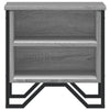 Grauer Nachttisch Zlatinca 40x30x40cm (Holz)